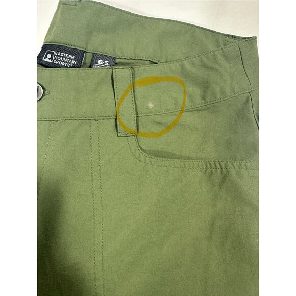 Eastern Mountain Sports Pants women's Skinny Legs Green Stretch Nylon Size 6s - Picture 6 of 6
